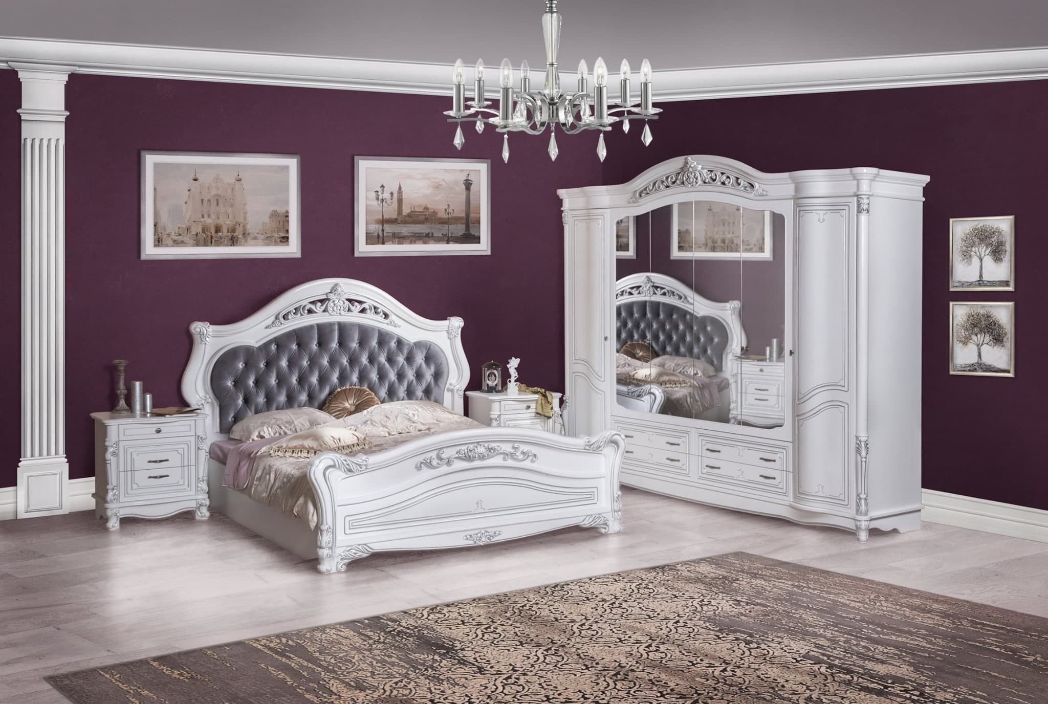 Bedroom Kasandra beige | Furniture factory 