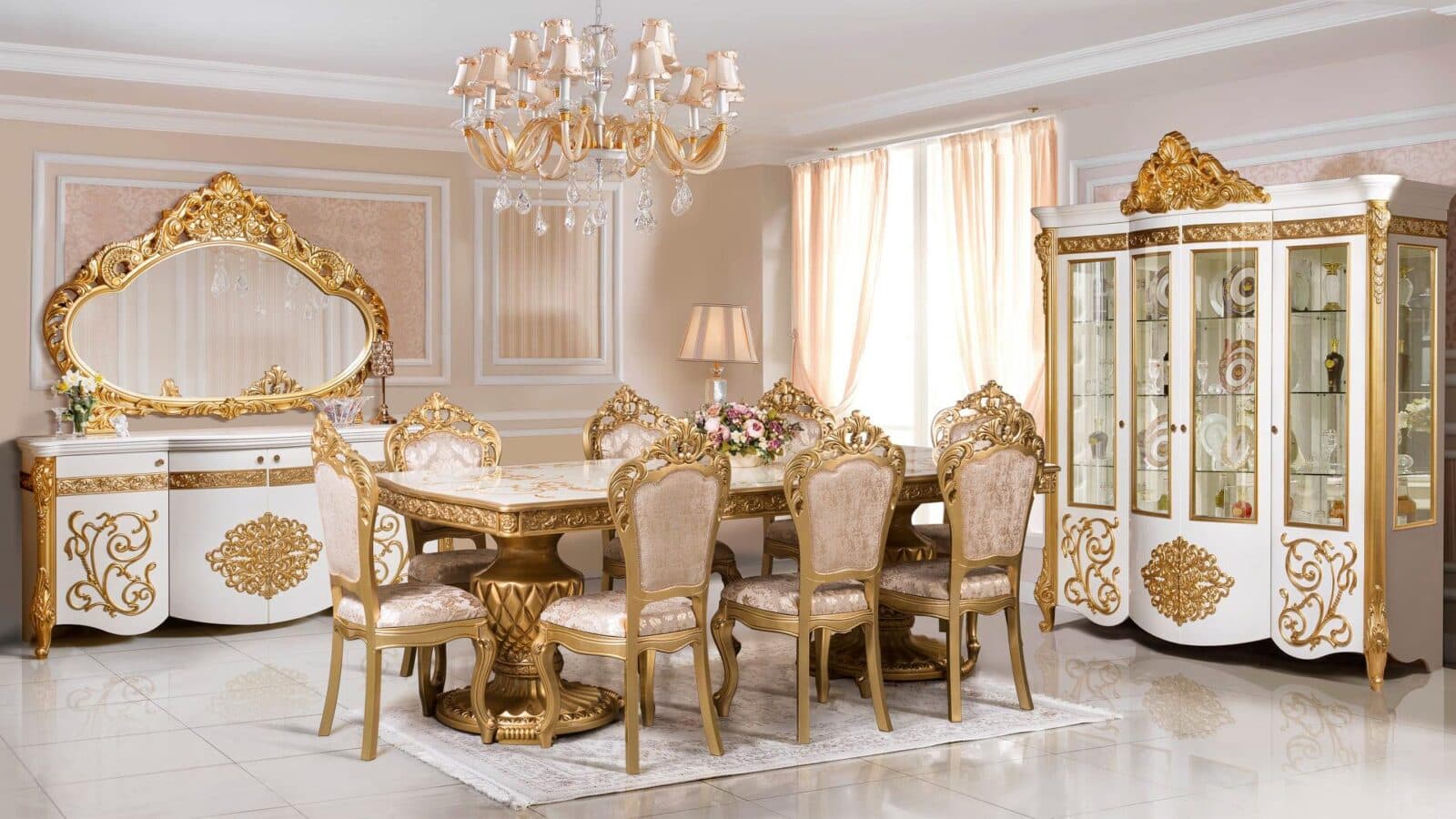 living room Marquise gold